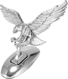 3D Metal Car Decals Waterproof Self-Adhesive Non-Rusting Delicate Hood Eagle