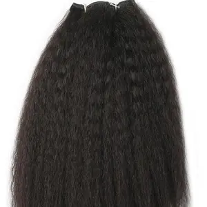HerGivenHair Kinky Blow Out Hair Weaves Hair Wefts Hair Bundles For Natural Hair Black Girls