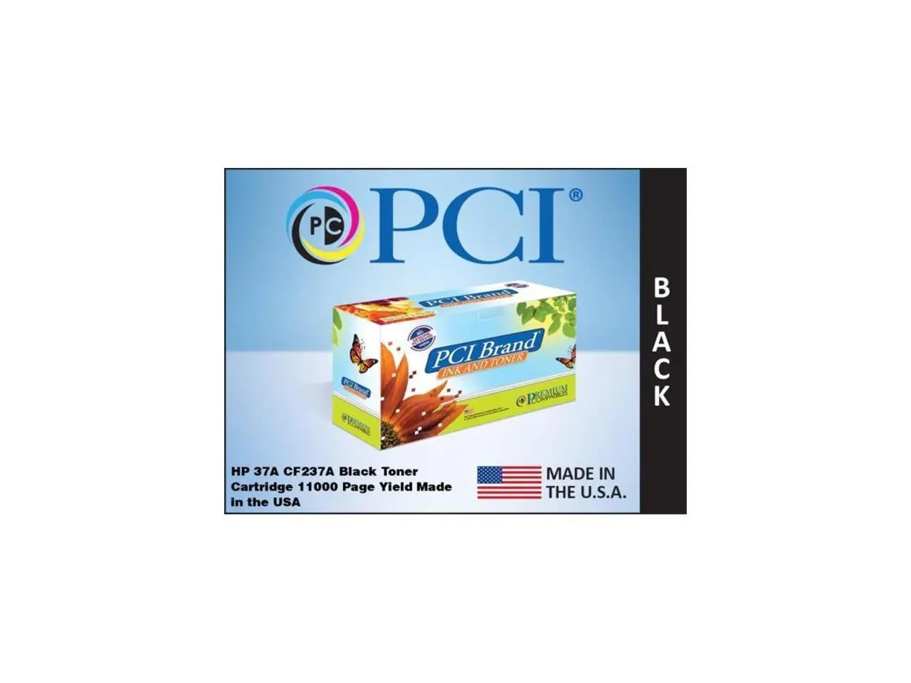 PCI CF237A-PCI Toner Cartridge, Black