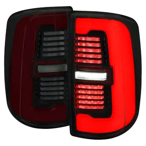 2019-2024 RAM 2500/3500 LED Sequential Signal Tail Lights (Black Housing / Smoked Lens)