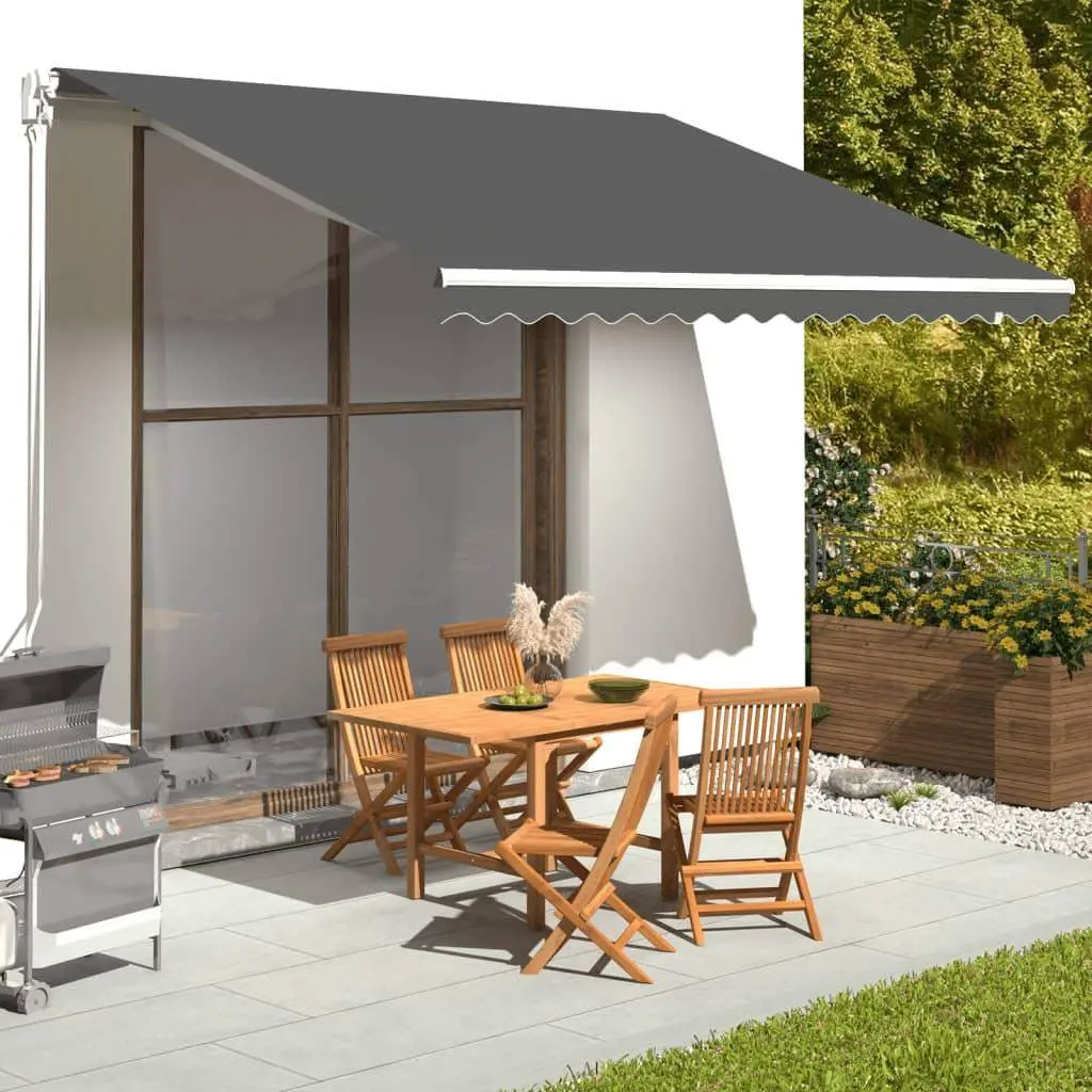 Replacement Fabric for Awning Anthracite 13.1'x11.5'