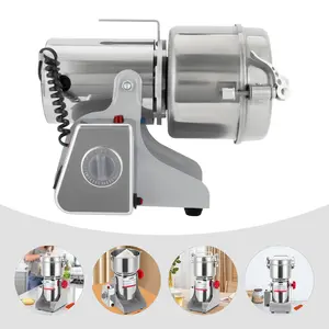 3600W Electric Grain Grinder Mill 30000RPM Stainless Steel Commercial Spice Grinder for Coffee Herbs Nuts 50-300 Mesh