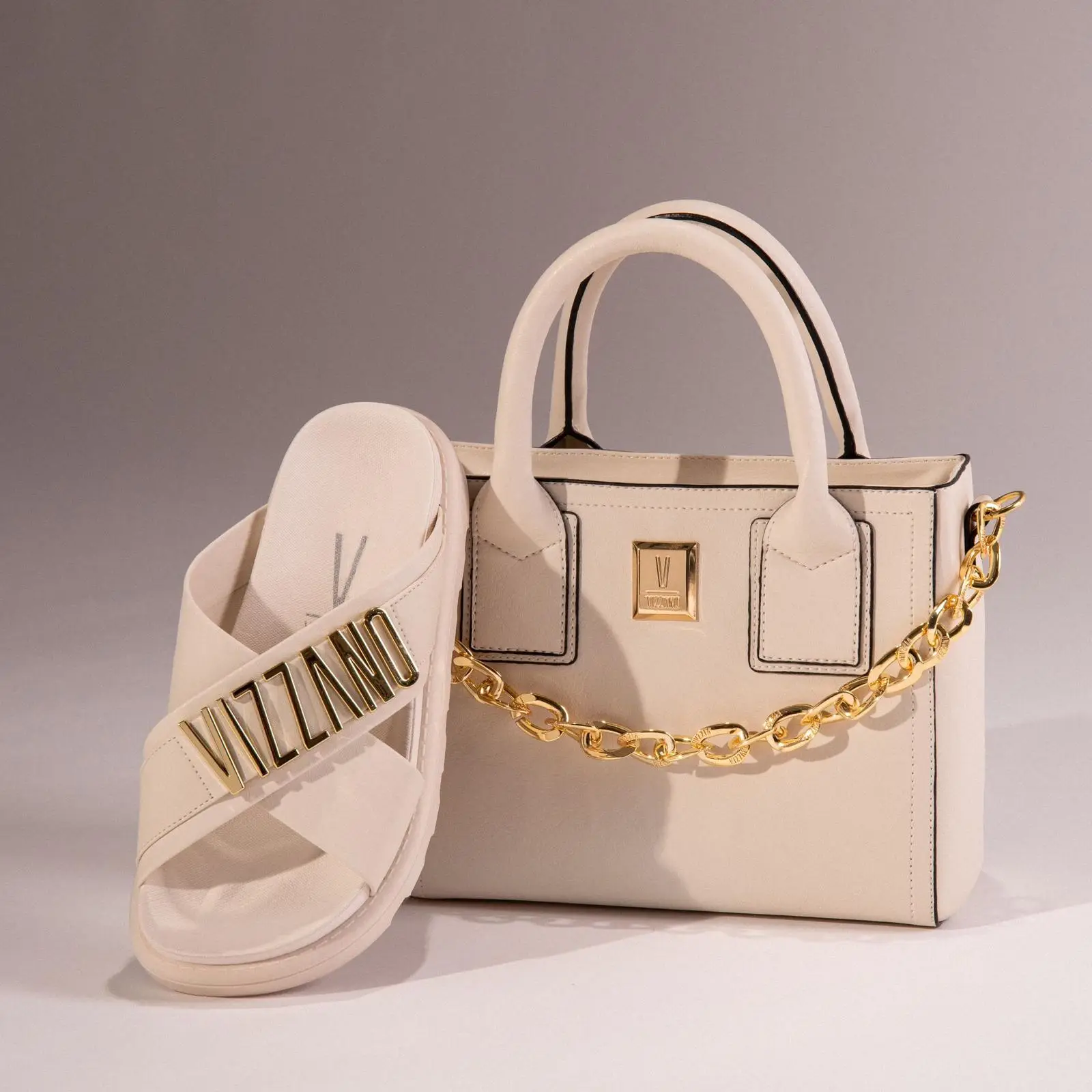 Vizzano GOLDEN LOGO Leather Platform Sandals with Gold Lettering & Crisscross Straps Comfortable Stylish for Women Elegant Versatile Summer Footwear -