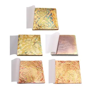 50  Variegated  Foil Gilding Nail  Gilding