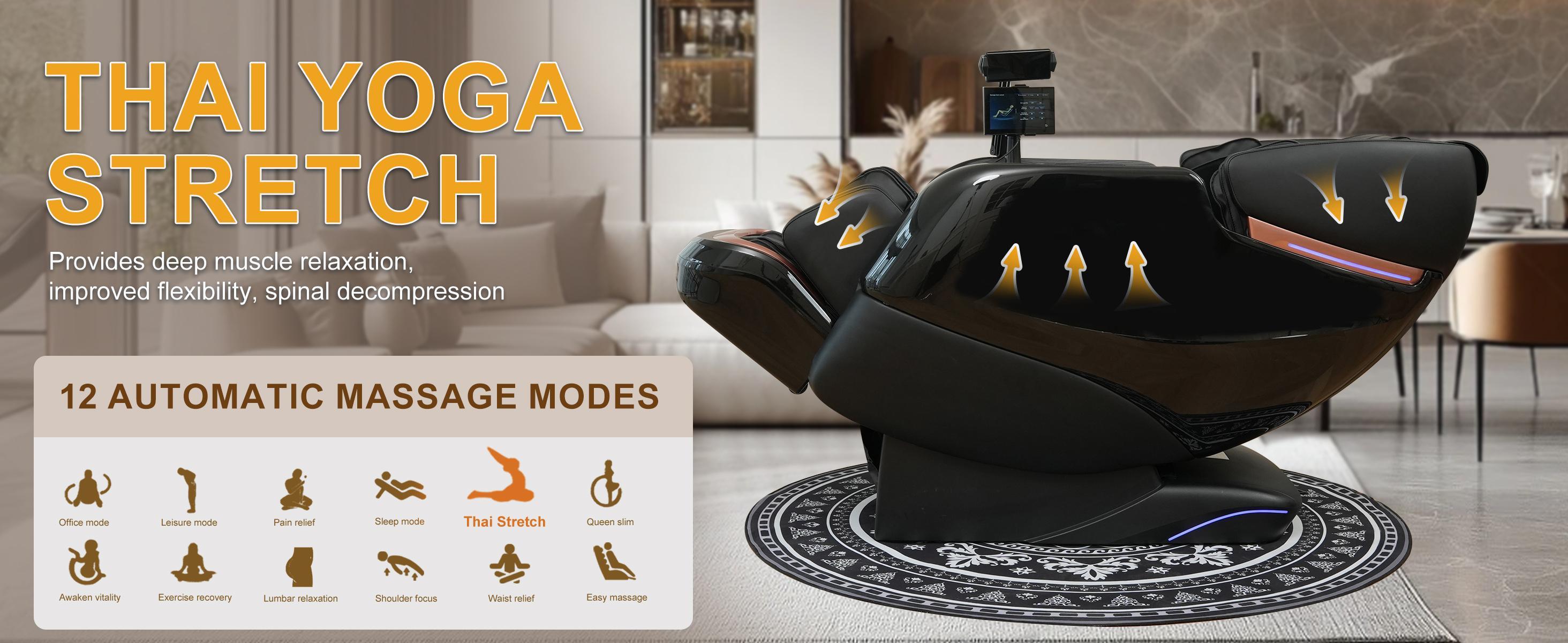 Massage Recliner Chair BV-1 Full Body 2026 Zero Gravity SL-Track Shiatsu Recliner with AI Voice LED Backlight Remote Waist & Calf Heating Phone Holder