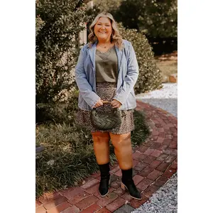 Dreaming Of Soho Denim Blazer Curves