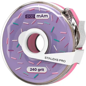 White Nail File Refill roll - 80 Files in a roll 240 grit'