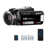 ORDRO B320 Full HD Video Camcorder for Teens - 1080P 30FPS Recording, 30MP Photos, 18X Digital Zoom, Infrared Night Vision, 3.0-Inch Flip Screen, 2 Rechargeable Batteries, Remote Control, Audio Cable, Charging Cable, USB Port, Face Recognition