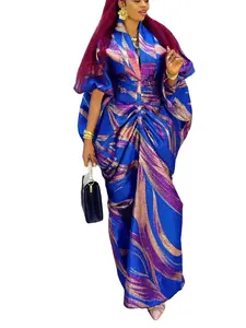 Luxury adjustable Bubu Dress, Fit and Flare Boubou, kaftan,  Rich Auntie Maxi Dress party  Love SleevesStatement Piece Womenswear  Formal Outfit Light Fabric