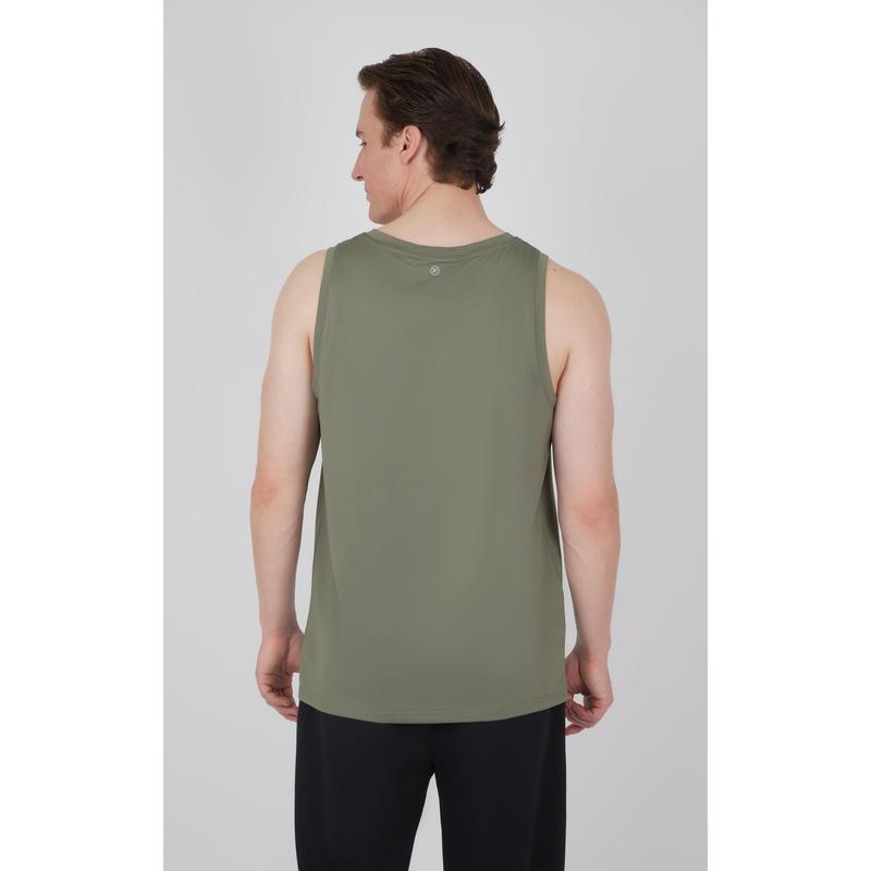 Men's Pique Race Track Muscle Tank