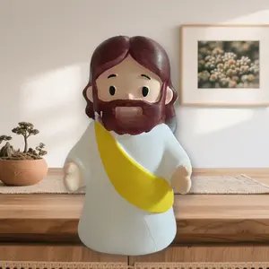 Mini Silicone Lamp - Small Night Light - Jesus Design - Perfect for Christmas Easter Baptism Gift - Portable & Adorable