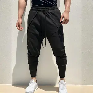 Men’s Streetwear Jogger Harem Sweatpants — American High‑Street Casual Pants, Sporty Trendy Versatile Full‑Length Trousers