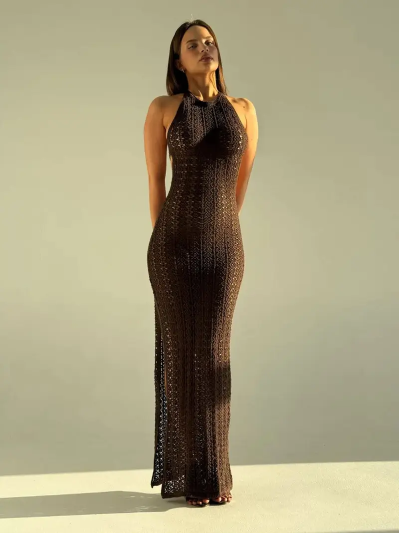 beige knitted backless dress - TikTok Shop beige knitted backless dress - TikTok Shop