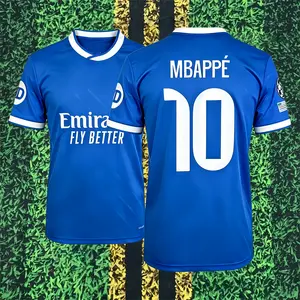 25-26 Away Blue No.10 Mbappe Short sleeve Soccer Jersey