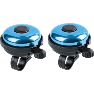 Classic Aluminum Bicycle Bell – Loud Crisp Clear Sound Safety Warning Bell for Adults & Kids, Easy Install for Mountain Road Bikes