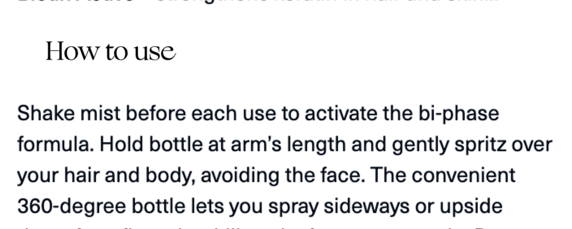 Find Comfort Body & Hair Fragrance Mist - Awaken Confidence