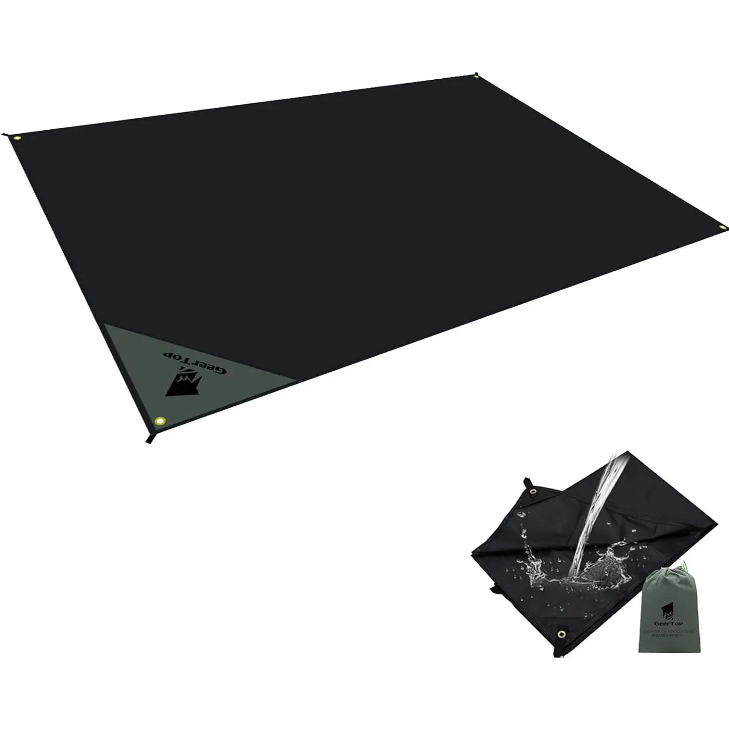 GEERTOP Portable Ultralight Tent Footprint Waterproof Ground Sheet Mat for Camping Hiking Backpacking Outdoor Picnic tent  footprints
