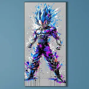 5D Diamond Painting Kit Full Round Drill, Superhero, Power, Colorful. DIY Mosaic Wall Art, Beginner Craft Set (with Tools), Home Wall Decoration Gift, Diamond Art Kit.