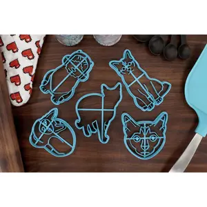 Siamese Cat Cutters - Siamese Cat Face, Siamese Cat Outline, Sitting Siamese Cat