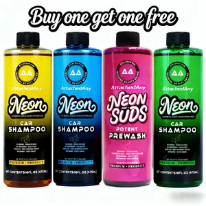 AttachedAny High Foam pH Neutral Car Wash Liquid for Foam Cannon Foam Car Wash High Gloss Car Wash with Wax for Car Truck Motorcycle