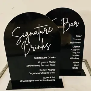 Custom Wedding Bar sign Decor