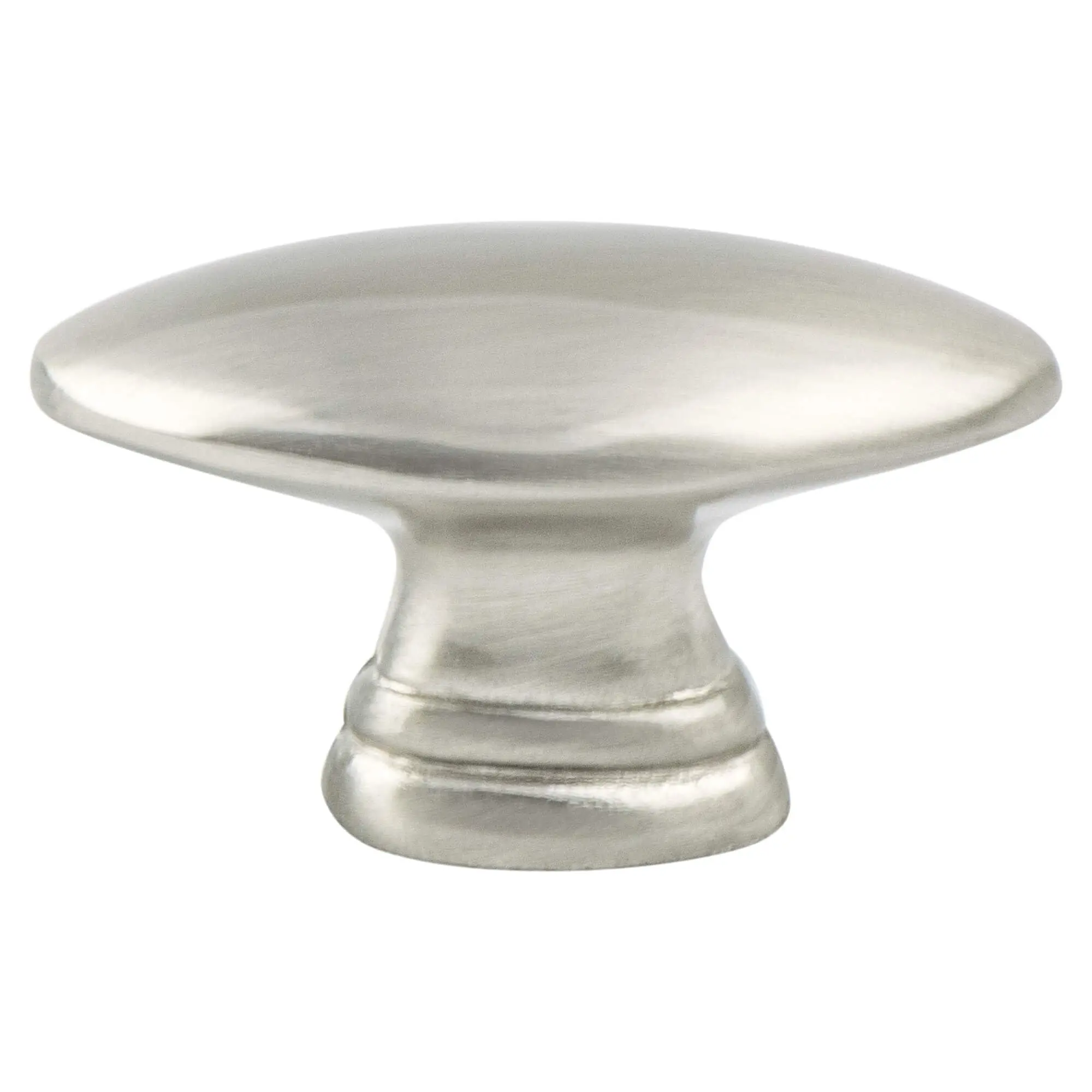 Contemporary 1-7/16 in. Advantage Plus 6 Doorknob with 3/4 in. Long Brushed Nickel Finish