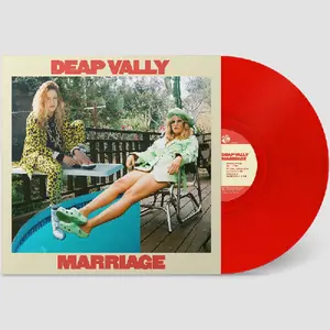 Deap Vally - Marriage  [VINYL RECORD - LP] Clear Vinyl, Gatefold LP Jacket, 140 Gram Vinyl, Red