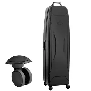 Golf Travel Bag Hard Case for Airlines, Durable Hard Shell PC Water-Resistant Golf Club Carrier, 14.9x14.1x54.1inch, Lightweight 14.7lbs (Black/Blue)