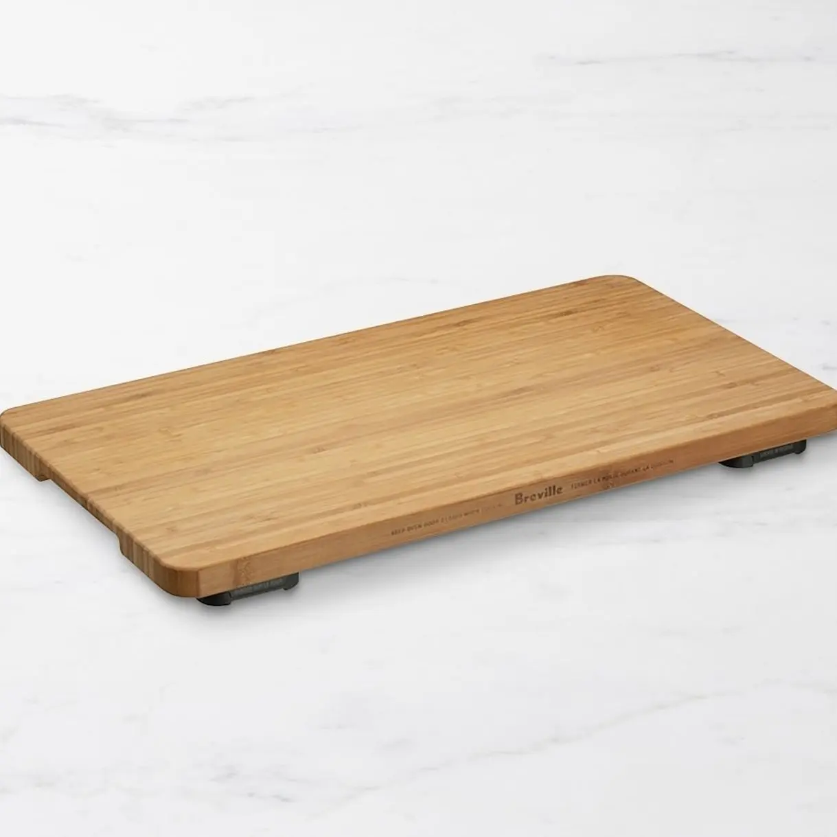 Breville Smart Oven® Air Fryer Cutting Board, 1-Piece Rectangular Wooden Board with Natural Grain for Home Kitchen, One-Piece