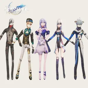 Game Honkai Star Rail Aventurine Blade Boothill Robin Cosplay Doll Plush Stuffed Flexible Iron Wire Abstract Figure Dolls Gifts