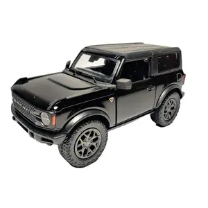 KINSMART 1:34 Scale 2022 Ford Bronco Hard Top Diecast Toy with Pull Back Action Openable Doors Detailed Design Durable Construction Officially Licensed Model Car