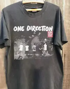 One Direction Tour Shirt, One Direction 100_ Cotton T-shirt Unisex S-5XL