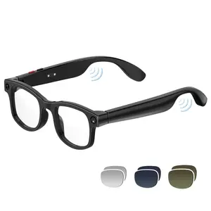 Smart Glasses with High-Quality Sound, Voice Calling, Bluetooth-compatible Fast Pairing, Replaceable Lenses, Large Battery Capacity, Perfect Gift,Cool Gadgets