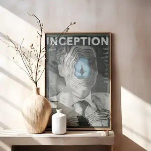 Inception Movie Poster,Inception Movie Poster, High Quality Wall Art, Room Decor - POSTER NO FRAME
