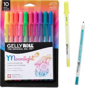 Gelly Roll Moonlight Gel Pen Set, Bold Tip, Opaque Colors