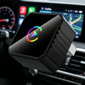 Wireless Carplay Adapter for iPhone and Android, Compact Design, Fast Stable Connection, Hands-Free Calling, Ideal Gift for Him