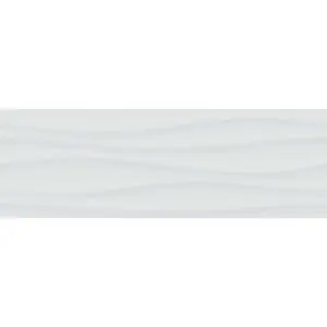 8 X 24 In Tidal Element Ice Light Colors Glass Tile