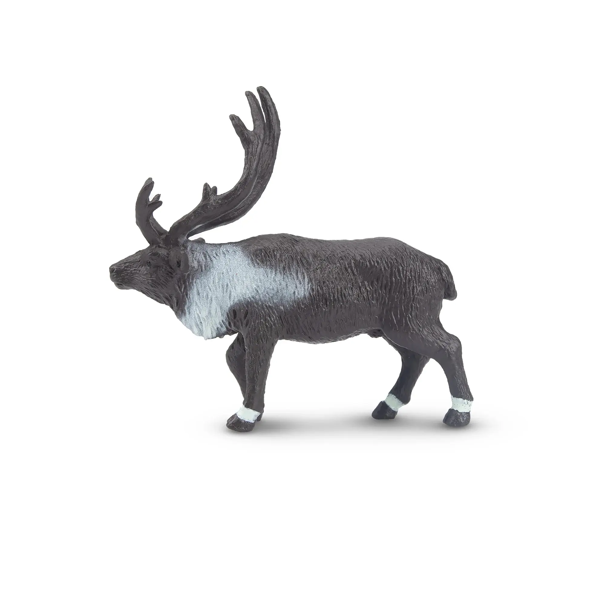 Toymany Hand-Painted Mini Caribou Figurine - Realistic Animals Model, Unisex Toy for Early Education, Montessori Sensory Play, Cake Decor, Desk & Home Accents, Thoughtful Gifts, Collectibles