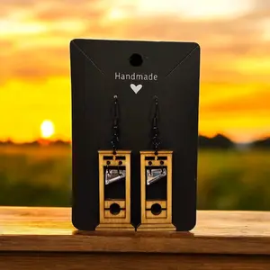 64) Guillotine Earrings