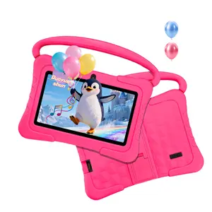 Portable 7 Inch HD Display Touch Screen Tablet PC, Dual Camera, Protective Case, Parental Control, Android Learning Game Pad, Ideal Gift