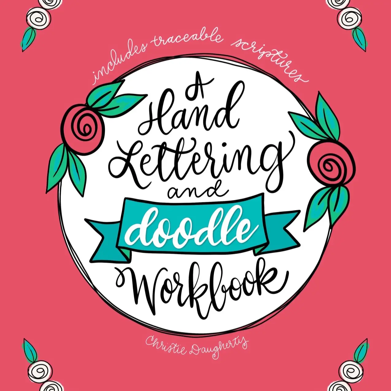 Hand Lettering Workbook & Brush Pen Bundle
