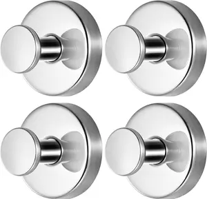 Strong Suction Cup Hooks, No-Drill Bathroom Towel Hooks for Robes, Loofahs, Suitable for Tile, Glass, Mirrors & Smooth Surfaces Plunger Toilet Pressure Air