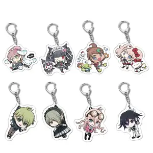 Danganronpa V3 Acrylic Keychains – Cute Anime Figure Charms, Trendy Bag Pendants, Accessories for Friends