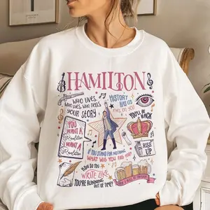 Hamilton Musical Sweatshirt, Lin-Manuel Miranda Inspired Revolutionary Line TShirt, American Musical Shirt
