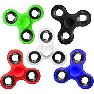 Fidget Spinners 5 Pack for Kids and Adults Stress Relief Sensory Toys for Boys and Girls Age 8-13 High Speed 1-2 Min Quite Spins Fingertip Gyros Valentines Day Gifts