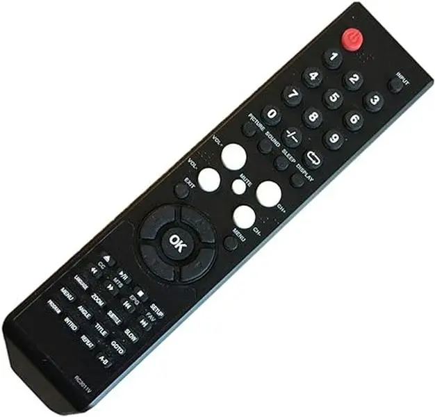 BESIA RC3011V Remote Control fit for HITEKER TL32Z10EDTP, LE24VF25D, LED19VH65D, LED22VF65D, LED22VH65D, LED24VF65D, TL236Z10EDTP, TL236Z10ETPM, TL50Z10AHTP