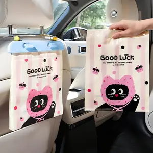 20 Pack Car Trash Bags, Leak-Proof Hanging Lightweight Disposable Car Garbage Bag, Adhesive Seal Automotive Vehicle Trash Bag, Thick Car Sick Bags for Vomiting, Multi-Use Waste Bag for Home & Outdoor