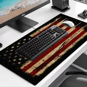 Large Extended Gaming Mouse Pad with Stitched Edges, Non-Slip Waterproof Rubber Base, Ideal for Office Computer Keyboard Laptop Home Desk Non Slip Mousepad