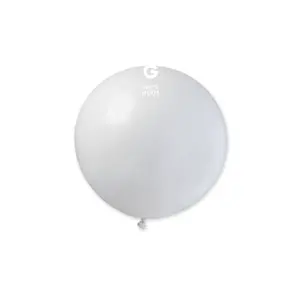 Jumbo White Latex Balloon