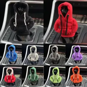 Car gear shift cover, featuring excellent performance in sports fashion and warmth retention. Hoodie cover, suitable for manual universal cars, manual transmissions, and as an interior decoration for gear shift levers. Car Accessories